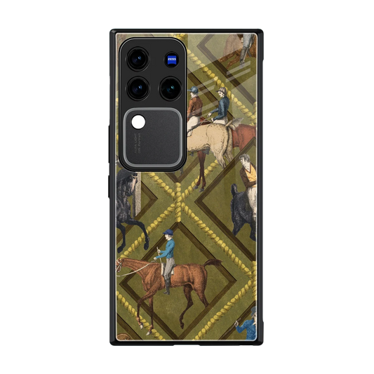 Polo Elite back phone cover | glass case forvivo v30 pro