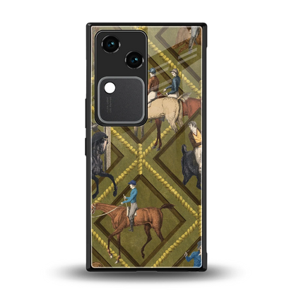 Polo Elite back phone cover | glass case for vivo v30