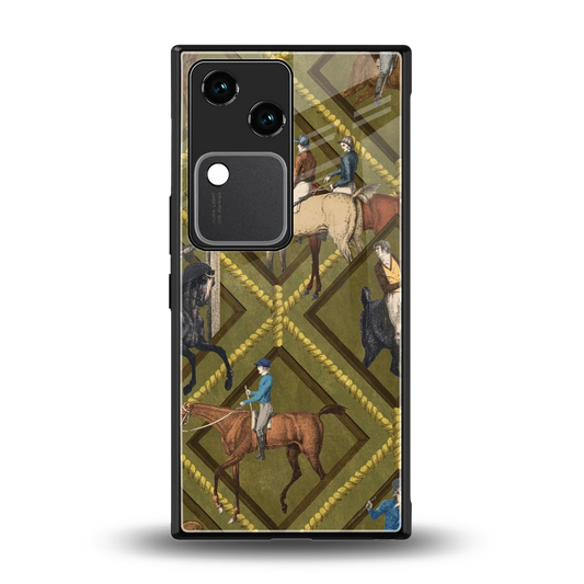 Polo Elite back phone cover | glass case for vivo v30