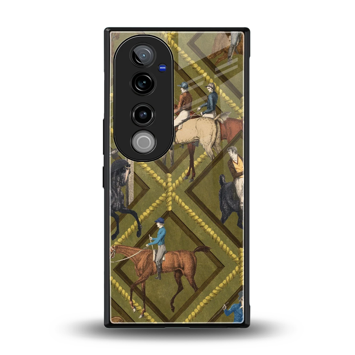 Polo Elite back phone cover | glass case for vivo v40 pro