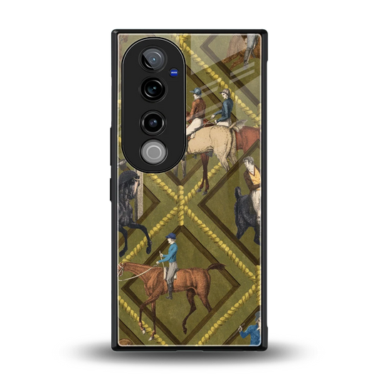 Polo Elite back phone cover | glass case for vivo v40 pro
