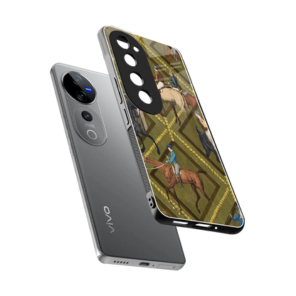 Polo Elite sleek vivo v40 pro cover with tempered glass back and TPU edges