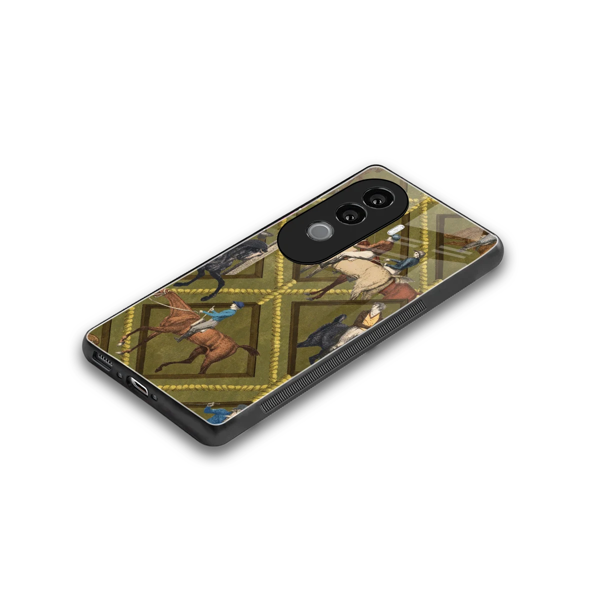 Polo Elite stylish phone case for vivo v40e | glossy glass and slim fit