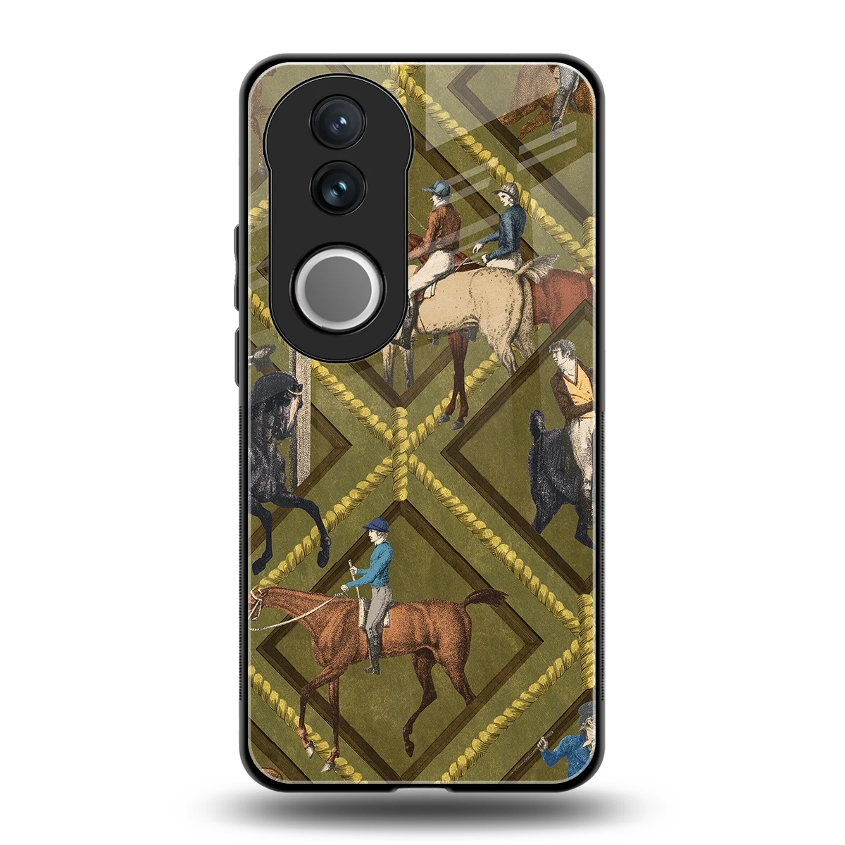 Polo Elite back phone cover | glass case for vivo v50