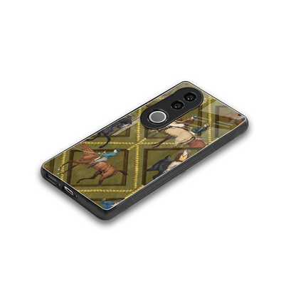 Polo Elite stylish phone case for vivo v50 | glossy glass and slim fit