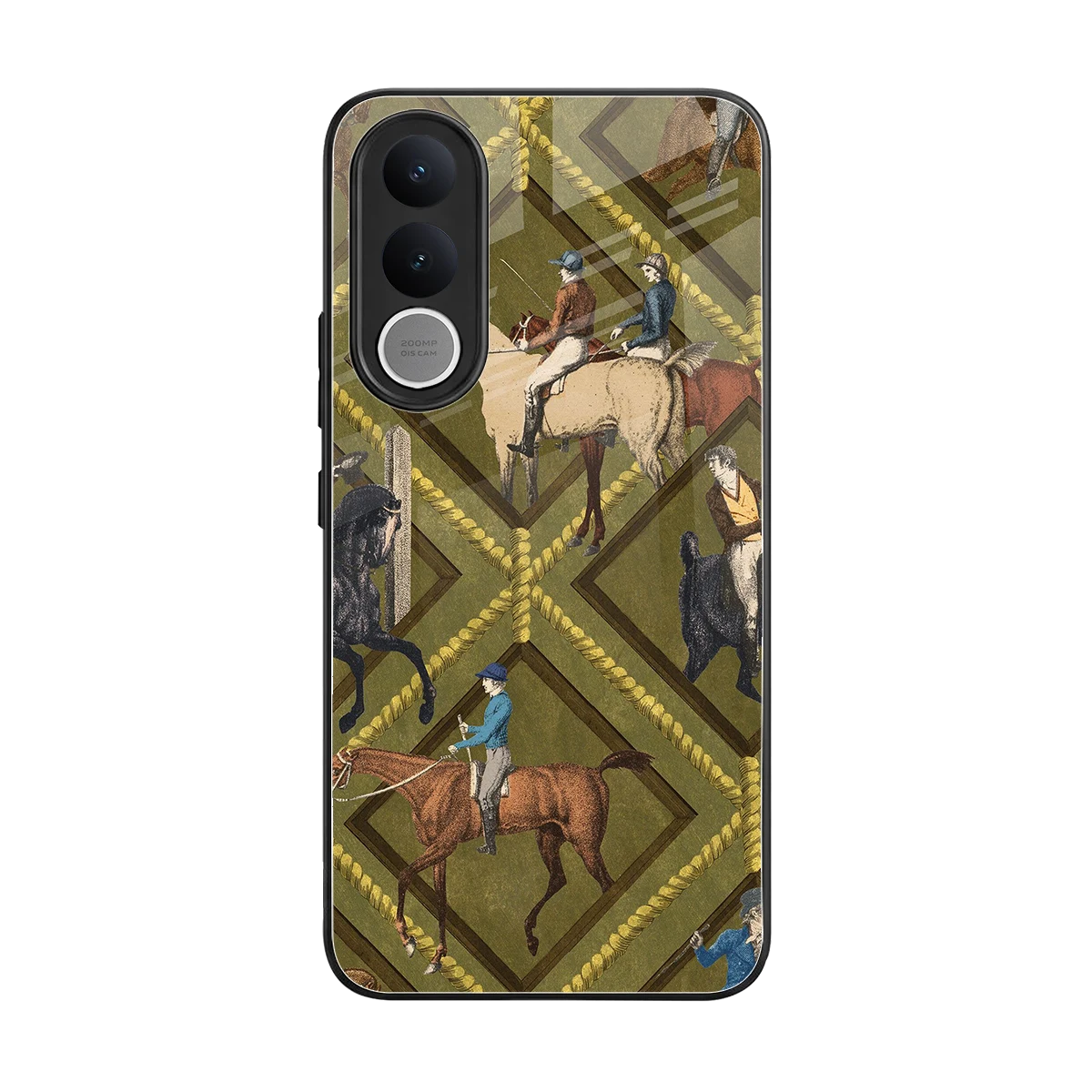 Polo Elite back phone cover | glass case for vivo v70 fe