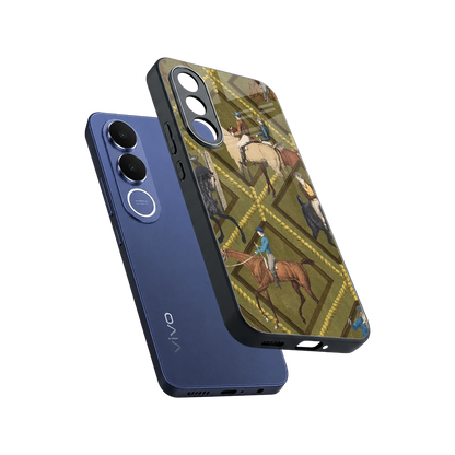 Polo Elite sleek vivo v70 fe cover with tempered glass back and TPU edges