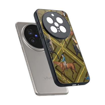 Polo Elite sleek vivo x200 pro cover with tempered glass back and TPU edges