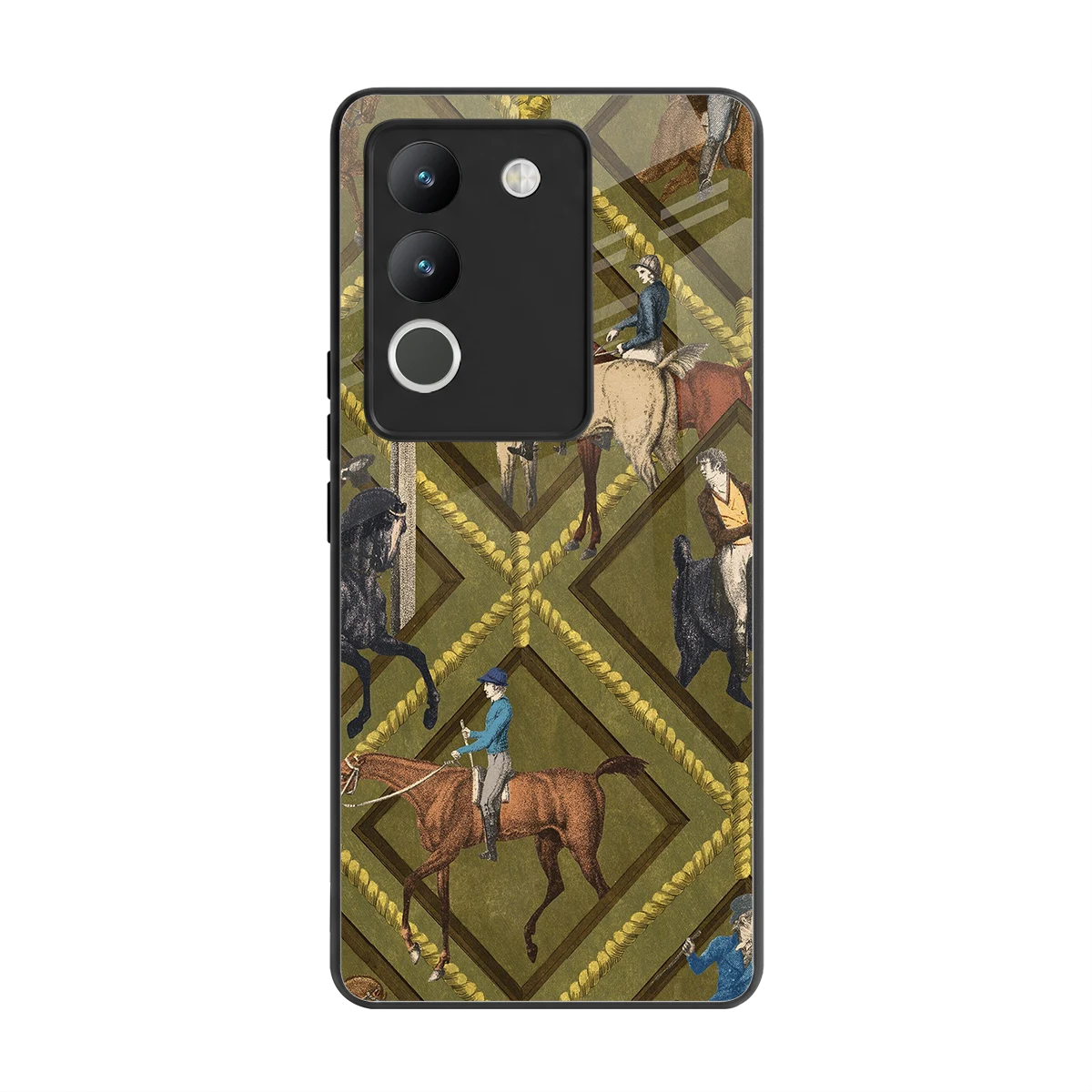 Polo Elite back phone cover | glass case for vivo y200 5g
