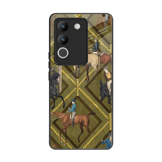 Polo Elite back phone cover | glass case for vivo y200 5g
