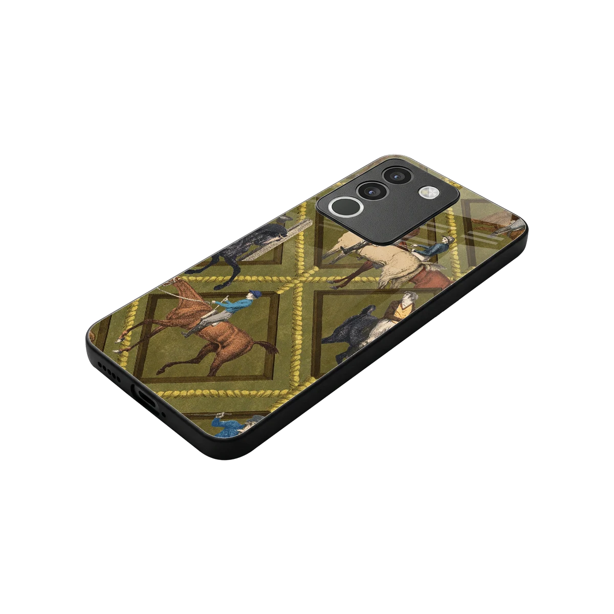Polo Elite stylish phone case for vivo y200 5g | glossy glass and slim fit