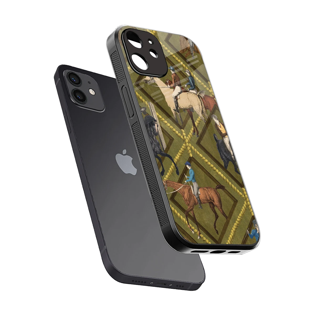 Polo Elite sleek iphone 11 cover with tempered glass back and TPU edges