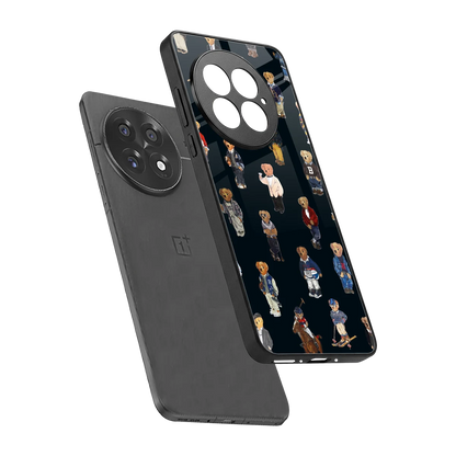 Polo Luxe sleek oneplus 13 cover with tempered glass back and TPU edges