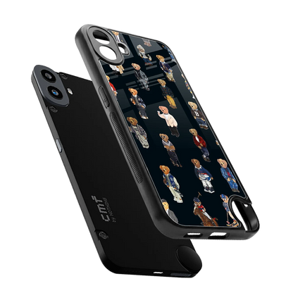 Polo Luxe sleek cmf nothing phone 1 cover with tempered glass back and TPU edges