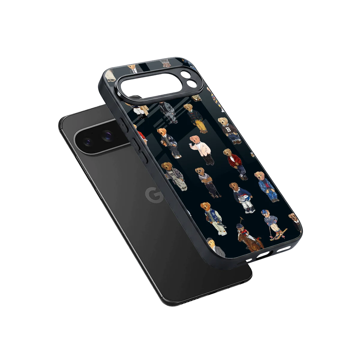 Polo Luxe sleek google pixel 10 pro xl cover with tempered glass back and TPU edges