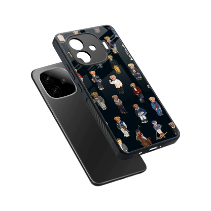 Polo Luxe sleek iqoo neo 10r 5g cover with tempered glass back and TPU edges