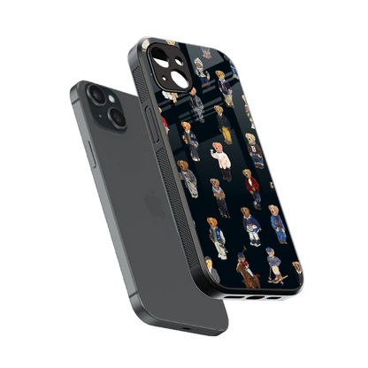 Polo Luxe sleek iphone 14 plus cover with tempered glass back and TPU edges