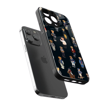 Polo Luxe sleek iphone 15 pro max cover with tempered glass back and TPU edges