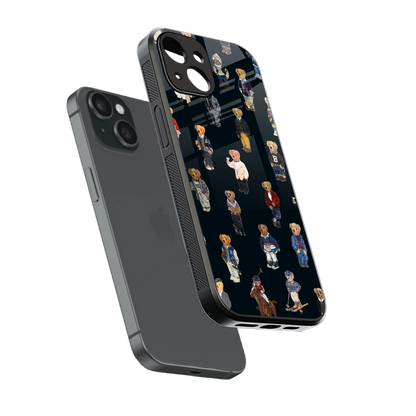 Polo Luxe sleek iphone 15 cover with tempered glass back and TPU edges