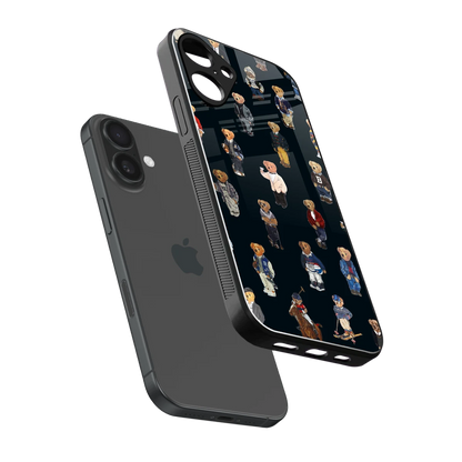 Polo Luxe sleek iphone 16 plus cover with tempered glass back and TPU edges