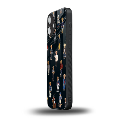 Polo Luxe iphone 16 plus mobile cover | shockproof glass phone case