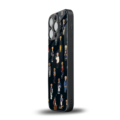 Polo Luxe iphone 16 pro mobile cover | shockproof glass phone case