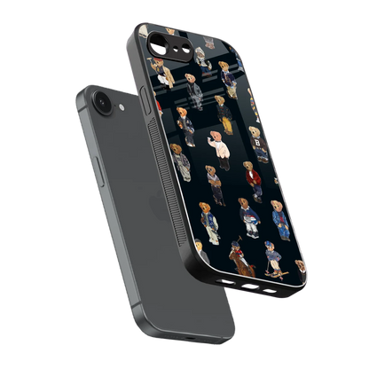 Polo Luxe sleek iphone 16e cover with tempered glass back and TPU edges