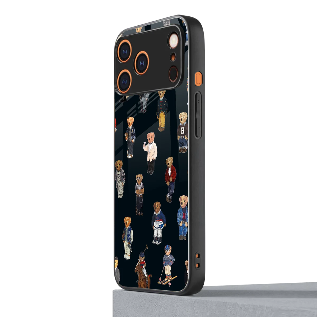 Polo Luxe iphone 17 pro max mobile cover | shockproof glass phone case