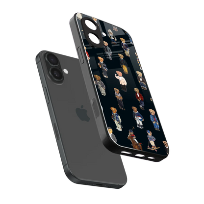 Polo Luxe sleek iphone 17 cover with tempered glass back and TPU edges