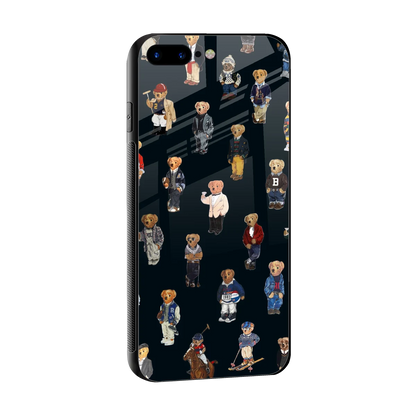 Polo Luxe sleek iphone 7 plus cover with tempered glass back and TPU edges