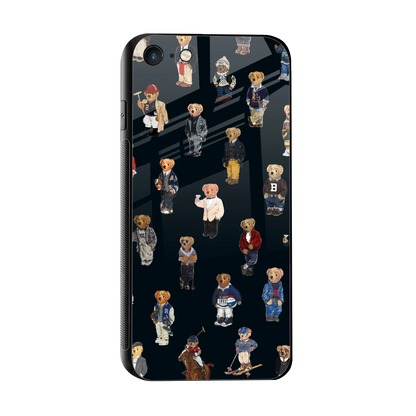 Polo Luxe sleek iphone 7 cover with tempered glass back and TPU edges