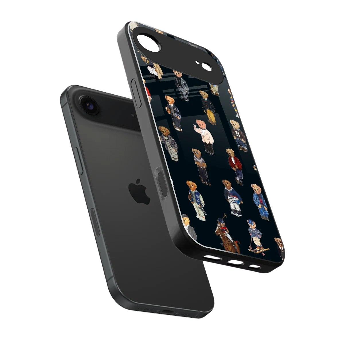 Polo Luxe sleek iphone air cover with tempered glass back and TPU edges