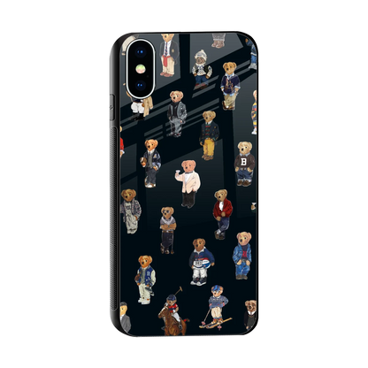 Polo Luxe sleek iphone x cover with tempered glass back and TPU edges