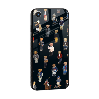 Polo Luxe sleek iphone xr cover with tempered glass back and TPU edges