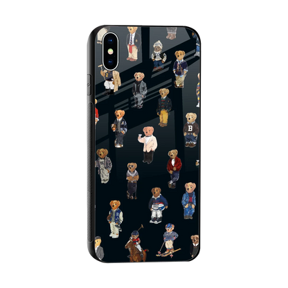 Polo Luxe sleek iphone xs max cover with tempered glass back and TPU edges
