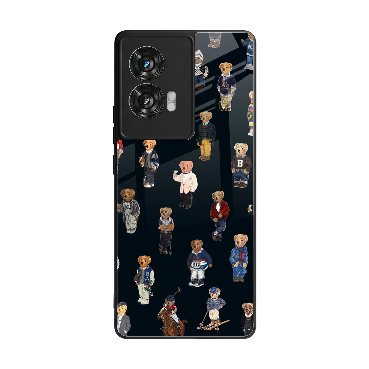 Polo Luxe back phone cover | glass case for motorola edge 50 fusion