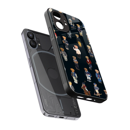 Polo Luxe sleek nothing phone 1 cover with tempered glass back and TPU edges