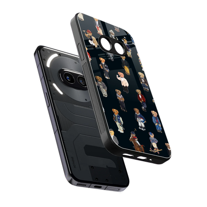 Polo Luxe sleek nothing phone 2a cover with tempered glass back and TPU edges