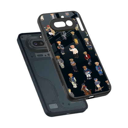 Polo Luxe sleek nothing phone 4a cover with tempered glass back and TPU edges