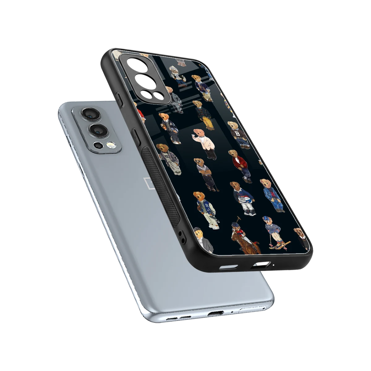 Polo Luxe sleek oneplus nord 2 cover with tempered glass back and TPU edges