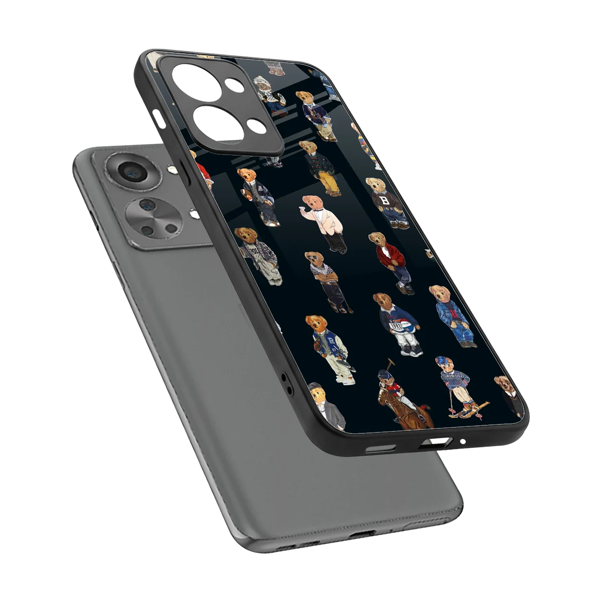 Polo Luxe sleek oneplus nord 2t cover with tempered glass back and TPU edges