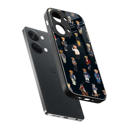 Polo Luxe sleek oneplus nord 3 cover with tempered glass back and TPU edges