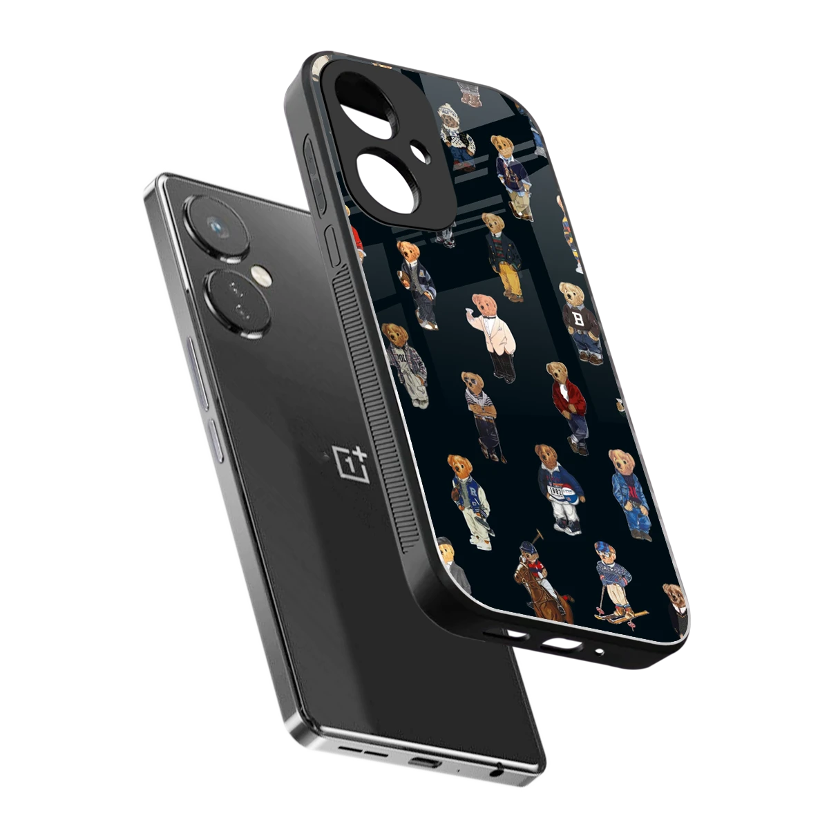 Polo Luxe sleek oneplus nord ce 3 cover with tempered glass back and TPU edges