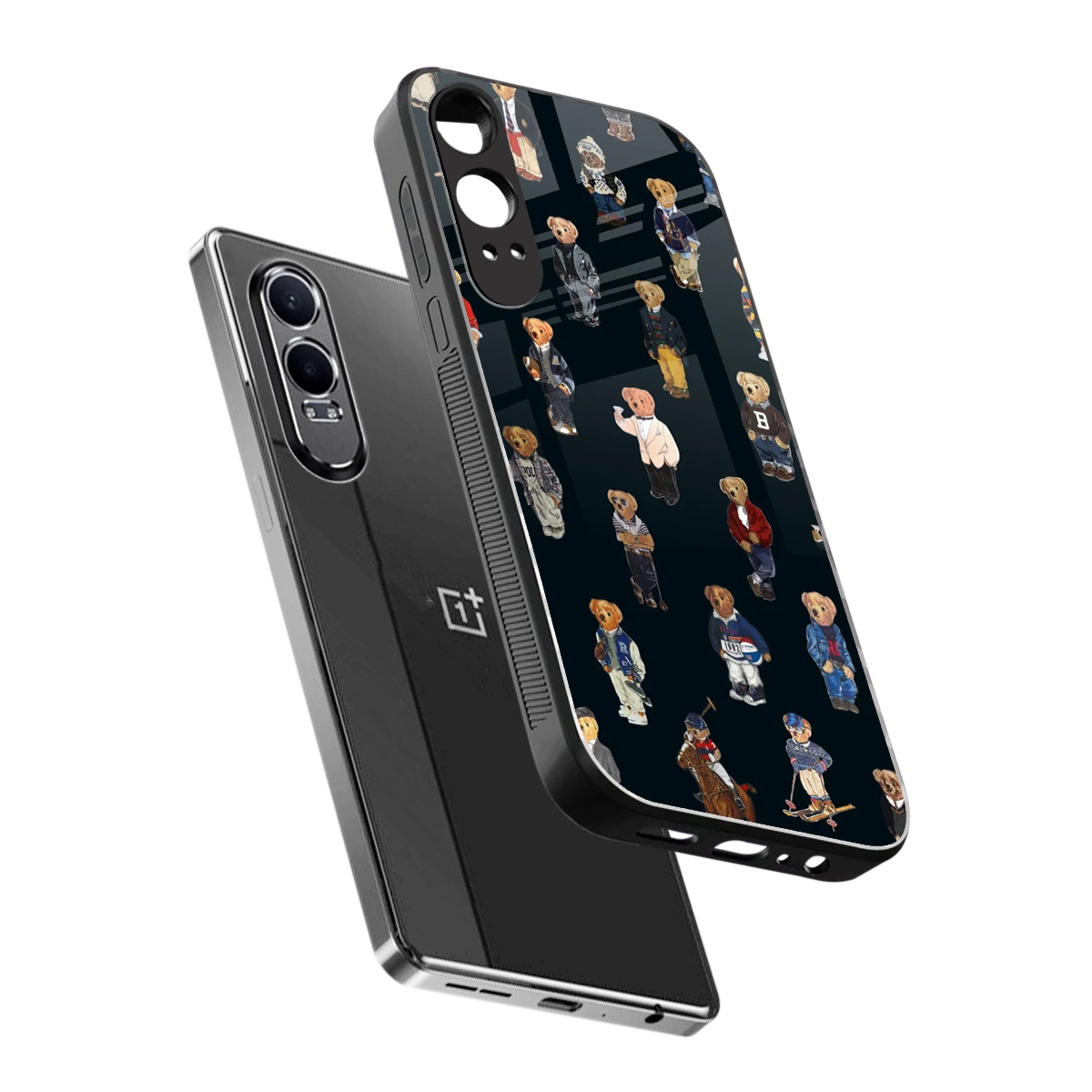 Polo Luxe sleek oneplus nord ce 4 lite cover with tempered glass back and TPU edges