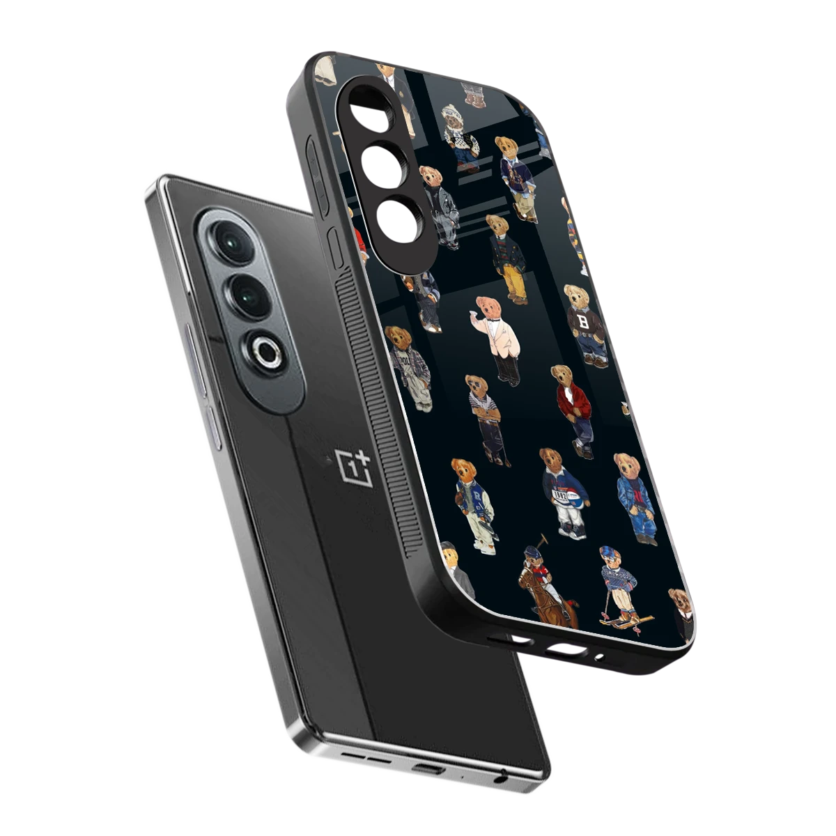 Polo Luxe sleek oneplus nord ce 4 cover with tempered glass back and TPU edges