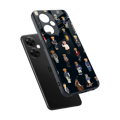 Polo Luxe sleek oneplus nord ce 3 lite cover with tempered glass back and TPU edges