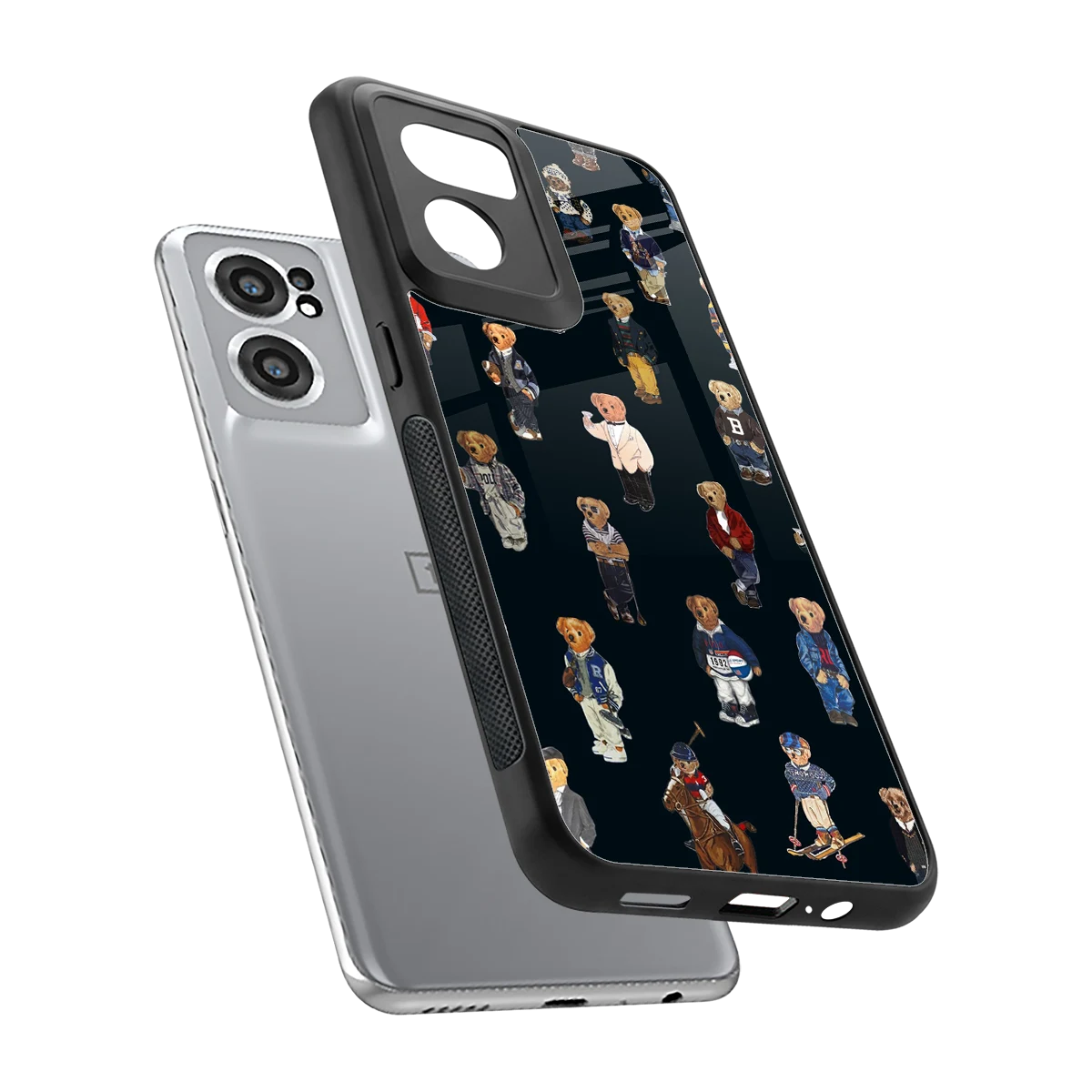 Polo Luxe sleek oneplus nord ce 2 cover with tempered glass back and TPU edges