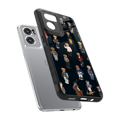 Polo Luxe sleek oneplus nord ce 2 cover with tempered glass back and TPU edges