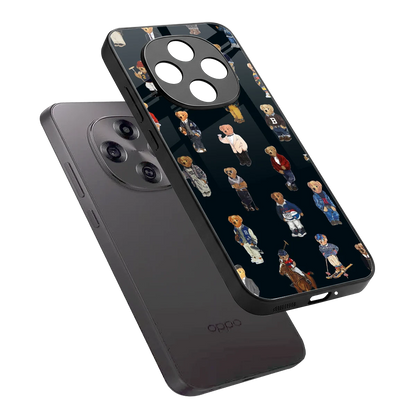 Polo Luxe sleek oppo f31 pro 5g cover with tempered glass back and TPU edges