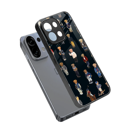 Polo Luxe sleek oppo k13 5g cover with tempered glass back and TPU edges